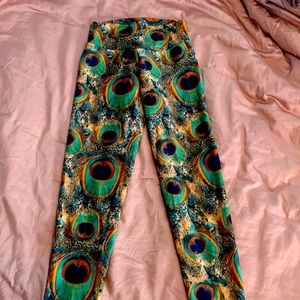 Peacock leggings